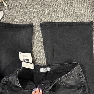 Women's BNWT Black Flare Jeans